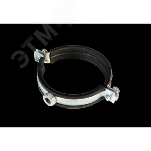 Хомут трубный с рез.профилем (25-28мм) 3/4' M8 оцинкованный