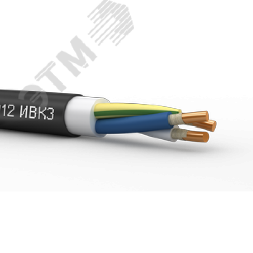 Кабель силовой ВВГнг(А)-FRLS 3х1.5 ок (N. PE)-0.6 плоский ТРТС