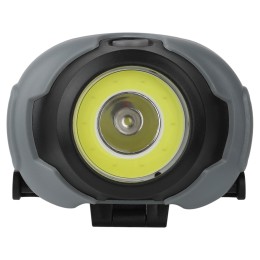 Фонарь налобный светодиодный 5Вт 310Лм IP40 SMD+COB 3 режима на батарейках 3xAAA (в комплект не входят) GB-710 Криптон
