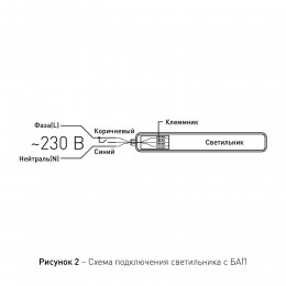 Светильник линейный светодиодный SPP-201-0-40K-E36 36Вт 4000K 3420 Лм IP65 1200мм с бап 1 час матовый