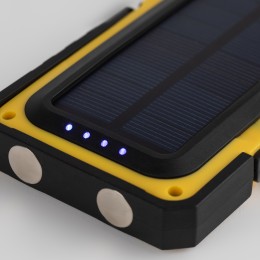 Фонарь светодиодный Рабочие Практик RA-811 ручной, аккумуляторный, 15 Вт COB, powerbank, солнечная батарея, магнит