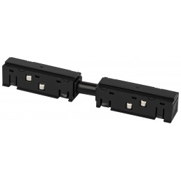 Коннектор питания прямой для магнитной трековой системы NOVA 48V TRM20-PCL-B черный