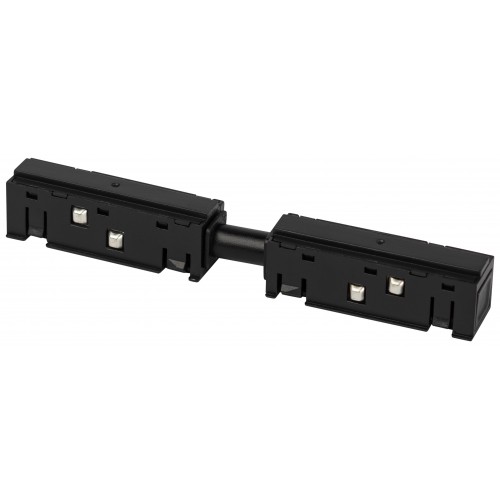 Коннектор питания прямой для магнитной трековой системы NOVA 48V TRM20-PCL-B черный
