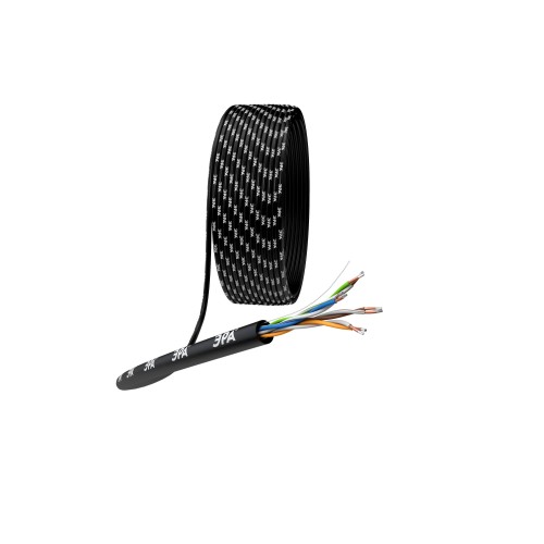 Кабель витая пара U/UTP 4x2x24AWG Cat5e CCA PE наруж. 305м ЭРА SIMPLE UL-4-PE-A
