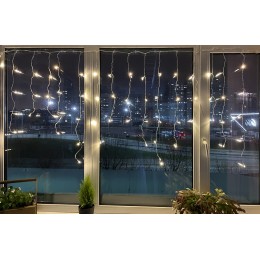 Гирлянда LED бахрома 2 м х 1 м теплый свет 24 V IP44 80/960 ENON-5B