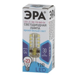 Лампа светодиодная LED 3 Вт 240Лм 4000К капсула нейтральный G4 12В LED JC-3W-12V-840-G4 Standart