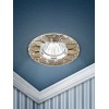 Светильник литой алюминевый MR16,12V/220V, 50W серебро/золото KL42 SL/GD ЭРА