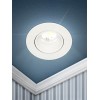 Светильник встраиваемый декоративный KL90 WH MR16/GU5.3 белый, пластиковый (MR16/GU5.3 в комплект не входит)
