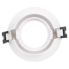 Светильник встраиваемый декоративный KL92 WH MR16/GU5.3 белый, пластиковый (MR16/GU5.3 в комплект не входит)