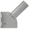 Кронштейн для уличного светильника с переменным углом 250мм d60mm SPP-AC2-0-230-060