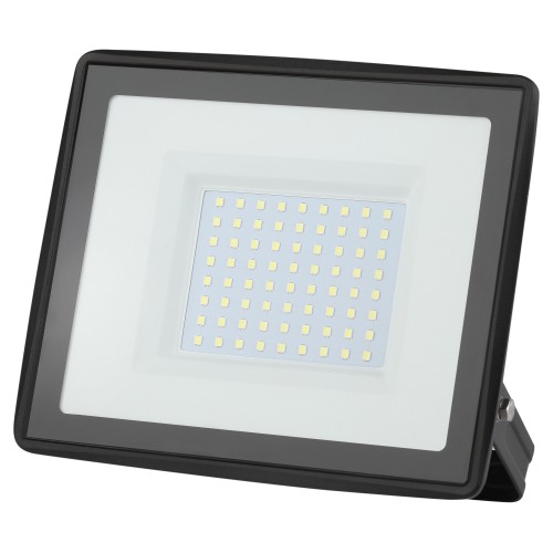 Прожектор светодиодный ДО-100 Вт 6500К 8000 Лм IP65 черный 100w холодный 200-240В LPR-023-0-65K-100