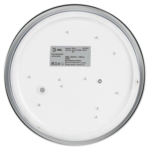 Светильник потолочный светодиодный Relict 22 SPB-6-20 4К WH 20W 4000K Белый