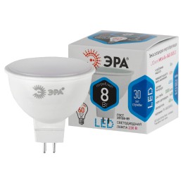 Лампа светодиодная LED 8 Вт 640Лм 4000К софит нейтральный GU5.3 170-265В LED MR16-8W-840-GU5.3 Standart