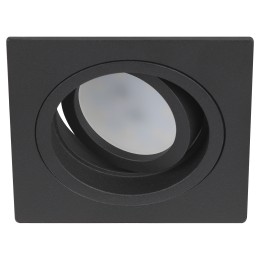 Светильник встраиваемый алюминиевый KL85 BK MR16/GU5.3 черный