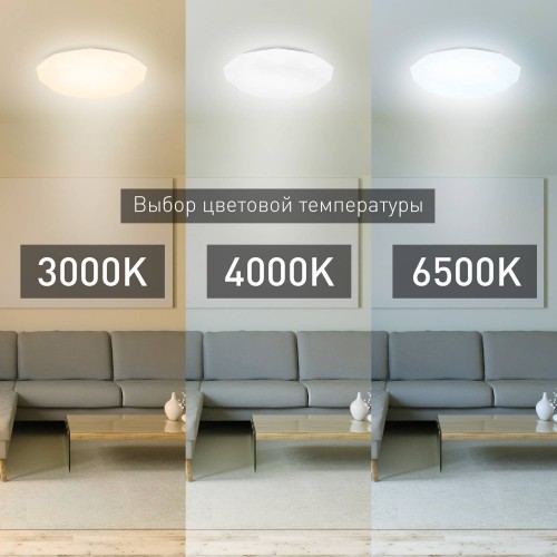 Светильник бытовой светодиодный (SPB 6) Fashion 70 Вт 3000-6500К 5950 Лм с пультом ДУ 511x84 мм SPB-6 Sparkle 70