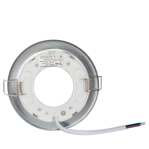 Светильник встраиваемый KL70 СН /1 под лампу Gx53 тонкий 220V 13W хром (40/2200)