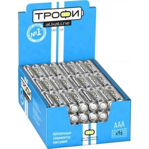 Батарейка Трофи LR03-4S promo-box ENERGY POWER Alkaline (96/384/36864)