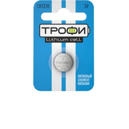 Батарейка Трофи CR1220-1BL ENERGY POWER Lithium (10/240/34560)
