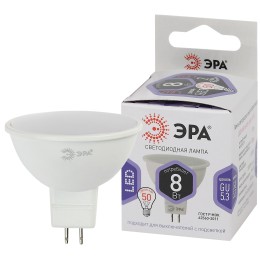 Лампа светодиодная LED 8 Вт 640Лм 6000К софит холодный GU5.3 170-265В LED MR16-8W-860-GU5.3 Standart