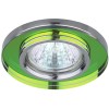 Светильник декор стекло MR16,12V/220V, 50W, круглое хром/мульти DK7 CH/MIX