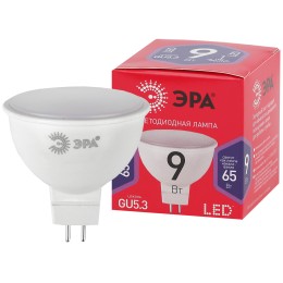 Лампа светодиодная LED 9 Вт 720Лм 6500К софит холодный GU5.3 220-240В LED MR16-9W-865-GU5.3 Red Line