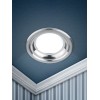 Светильник светодиодный круглый тарелка 7W 4000K, серебро KL LED 17-7 SL