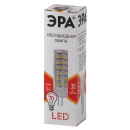 Лампа светодиодная LED 7 Вт 560Лм 2700К капсула теплый G4 170-265В LED JC-7W-220V-CER-827-G4 Standart