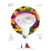 Лампа светодиодная лампа для рассады тип А60,FITO-16W-RB-E27-K 16 Вт, 220-240V