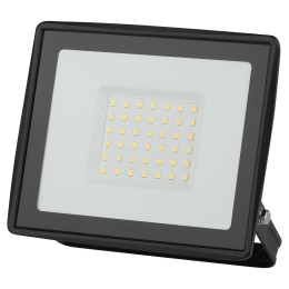Прожектор светодиодный ДО-50 Вт 4000К 4000 Лм IP65 черный 50w нейтральный 200-240В LPR-023-0-40K-050