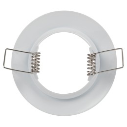 Светильник штампованный MR16,12V/220V, 50W белый ST3 WH