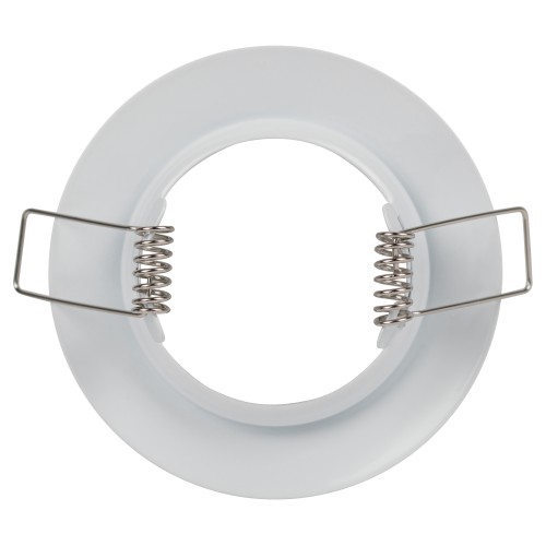 Светильник штампованный MR16,12V/220V, 50W белый ST3 WH