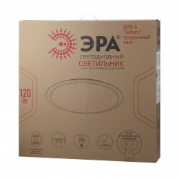 Светильник бытовой светодиодный (SPB 6) Fashion 120Вт 3000-6500К 10200 Лм с пультом ДУ 680x100 мм SPB-6 Saturn 120