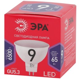 Лампа светодиодная LED 9 Вт 720Лм 6500К софит холодный GU5.3 220-240В LED MR16-9W-865-GU5.3 Red Line