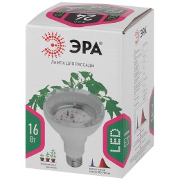 Лампа светодиодная лампа для рассады тип А60,FITO-16W-RB-E27-K 16 Вт, 220-240V