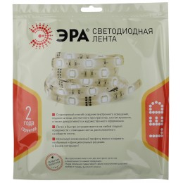 Лента светодиодная 4,8Вт/м 24В 4000К IP65 60LED/м LS2835-4,8-60-24-65-4000К-5m