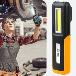Фонарь светодиодный Рабочие, Практик RA-803 аккумуляторный, крючок, магнит, micro USB