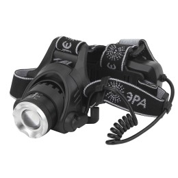 Фонарь налобный светодиодный 5Вт 400/200Лм IP40 SMD 3 режима аккумуляторный GA-805