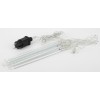 Гирлянда LED Сосульки 2,1м холодный свет, 7V, IP44 (трансформатор в комплекте)
