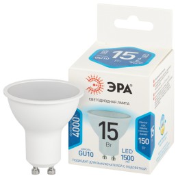 Лампа светодиодная 15Вт софит нейтральный белый свет GU10 STD LED MR16-15W-840-GU10