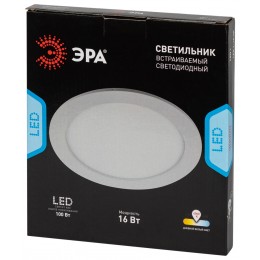 ДВБ 16Вт, 1000Лм, IP20, 4000К Светильник LED 1-16-4K круглый 16Вт 4000К