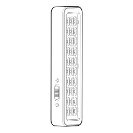 Светильник светодиодный аварийный постоянный DBA-105-0-20 30LED 5ч IP20 40/1600