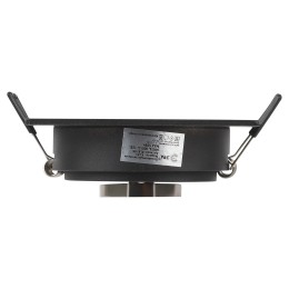 Светильник встраиваемый алюминиевый KL85 BK MR16/GU5.3 черный