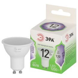 Лампа светодиодная LED 12 Вт 1200Лм 6500К MR16-12W-865-GU10 GU10 софит холодный свет Green Line