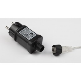 Гирлянда LED Сосульки 2,1м холодный свет, 7V, IP44 (трансформатор в комплекте)