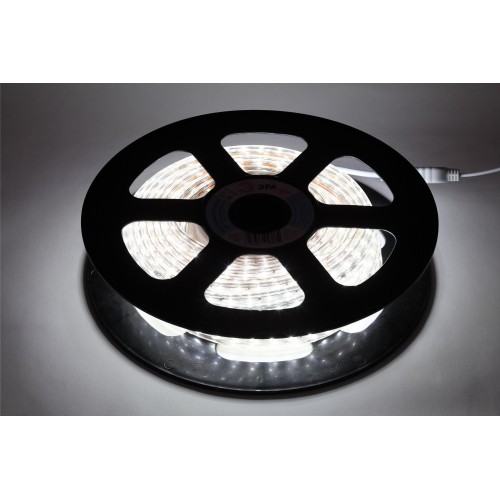 Лента светодиодная 4,8Вт/м 220В 6500К IP67 60LED/м LS2835-4,8-60-220-6500К-IP67-20m