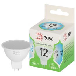 Лампа светодиодная LED 12 Вт 1200Лм 4000К MR16-12W-840-GU5.3 GU5.3 софит яркий белый свет Green Line