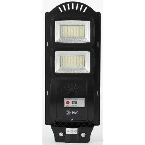 Светильник консольный на солнечных батареях, SMD, 40W, с датчиком движения, ПДУ, 700Лм, 5000К, IP65