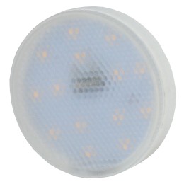 Лампа светодиодная LED 12 Вт 960Лм 2700К таблетка (GX53) теплый GX53 170-265В LED GX-12W-827-GX53 Standart