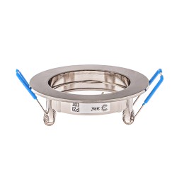 Светильник встраиваемый литой MR16 KL1 CH ,12V, 50W хром (100/3000)