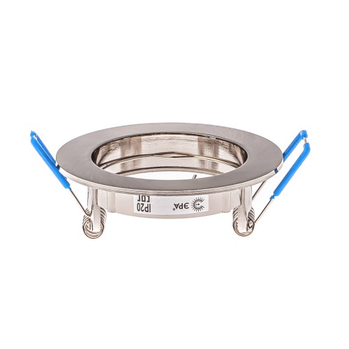 Светильник встраиваемый литой MR16 KL1 CH ,12V, 50W хром (100/3000)